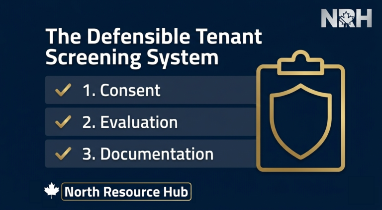 Defensible tenant screening system for Canadian property managers 2026