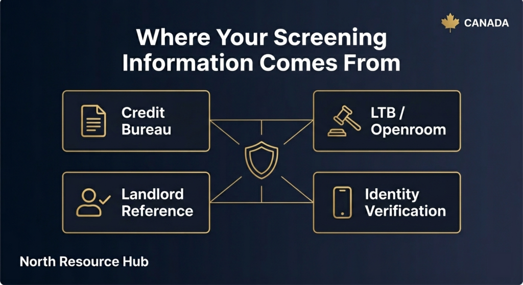 The Defensible Tenant Screening System for Canadian Property Managers: A Complete 2026 Guide Four sources of tenant screening information for Canadian property managers: credit bureau, LTB records, landlord reference, and identity verification